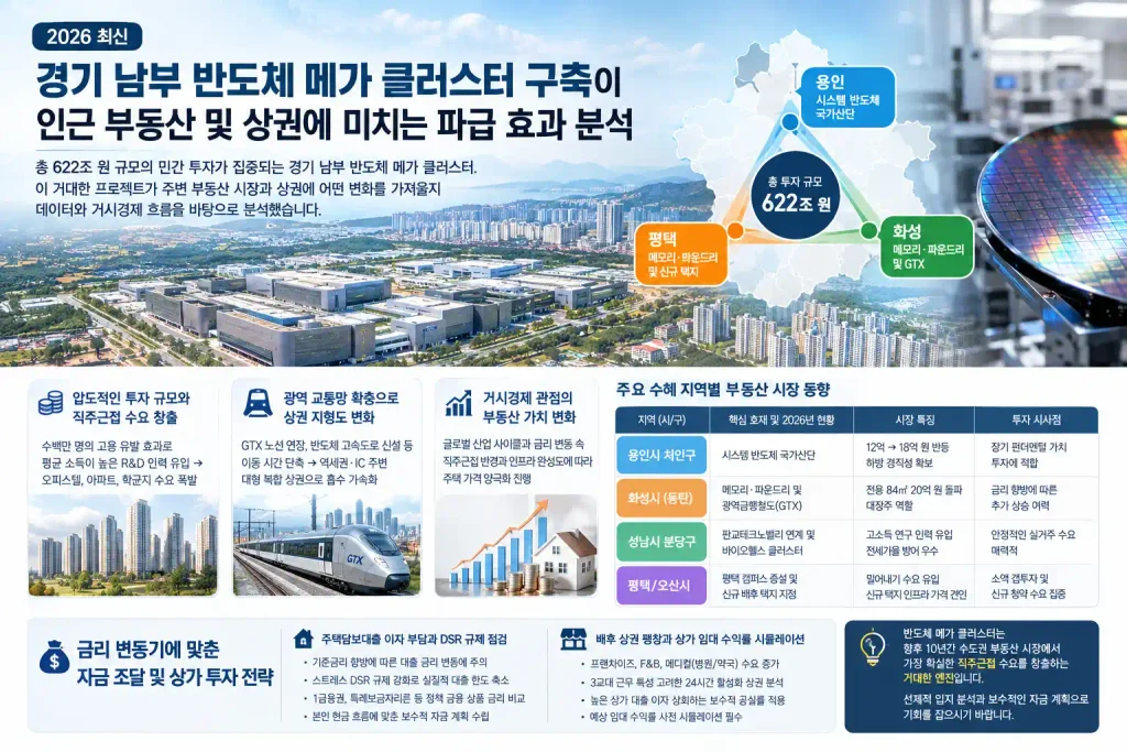 경기 남부 반도체 메가클러스터 부동산 파급효과 정리